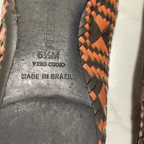 Rebecca Minkoff Uma Woven Leather Ballet Flat - Size 6.5 - Picture 7 of 7